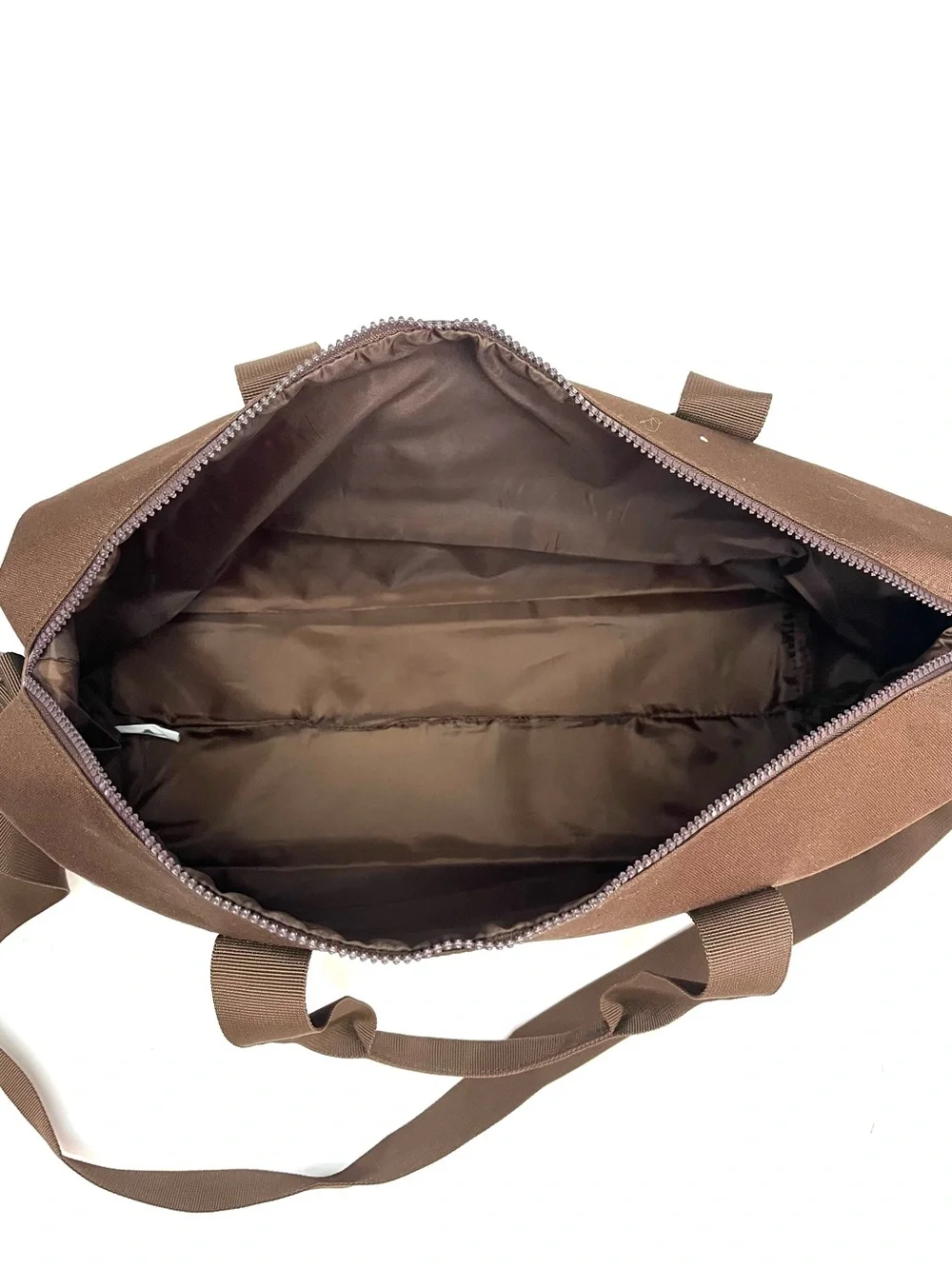 Tommy Bahama Brown Canvas Weekender Duffel Bag